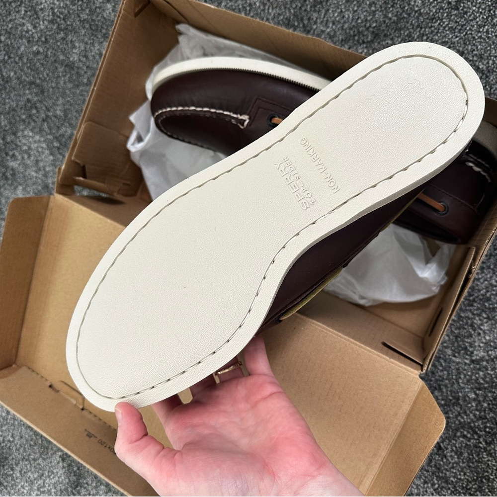 Sperry Brown Leather 2-Eye Boat Shoe - Picture 5 of 6